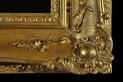 Water gilded frame. XIX century. Ireland. Style: Louis XV. Frame after conservation.