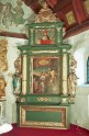 Side altar dedicated to Baptism of Jesus. 1685-1734. Poland. Style: Mannerism – Baroque.  Altar after conservation.